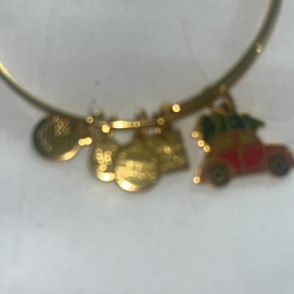 Alex & Ani Christmas National Lampoons Car Bracelet Gold Winter - Picture 2 of 3